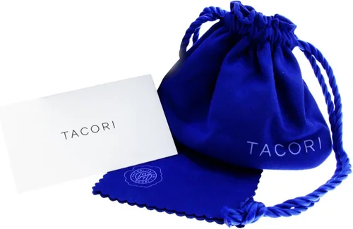Vista 2 de Tacori SB23033 - Pulsera de plata de ley con topacio azul de 4 estaciones, 6.7in con extensor de 0.5in