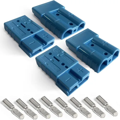 Vista 10 de Cubiertas de Conector Rápido de Batería Cubierta de Goma Antipolvo para Desconexión Rápida de Batería de 175 Amperios (2pcs, Negro)