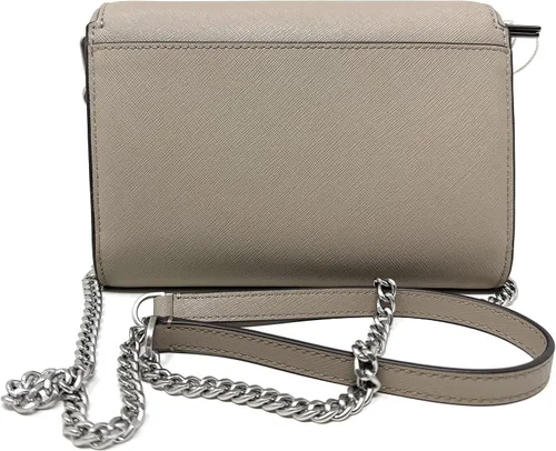 Vista 3 de Tory Burch Emerson Chain Wallet - Bolso cruzado de cuero (tiza gris), Tiza gris