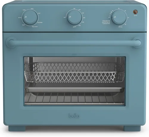 Vista 9 de bella Horno tostador Air Fry, 7 opciones de cocción preestablecidas, bandejas revestidas EverGood aptas para lavavajillas incluidas, apagado