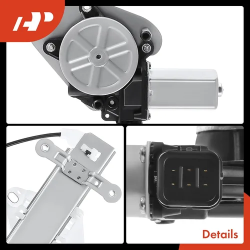 Vista 8 de A-Premium Elevalunas eléctrico con motor compatible con Subaru Forester 2011 2012 2013 delantero izquierdo con antipellizcos