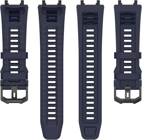 Vista 5 de E ECSEM Correa compatible con Amazfit T-Rex 2 - Correa de repuesto de silicona suave para reloj inteligente Amazfit T-Rex 2, accesorios