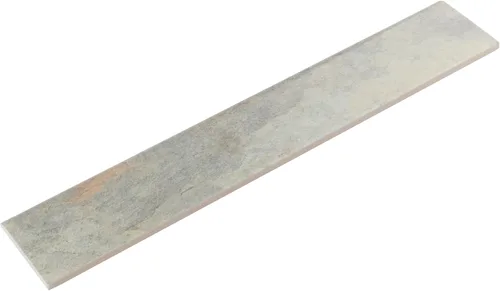 Vista 4 de Merola Tile Ardesia Bullnose Gris 3-1/8" x 17-1/2" - Moldes de porcelana para piso y pared