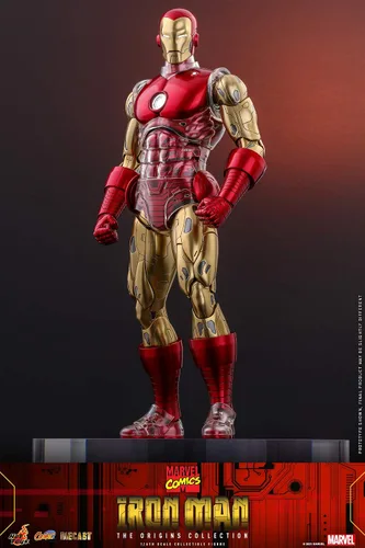 Vista 10 de Hot Toys 1:6 Iron Man - Colección Origins, multicolor