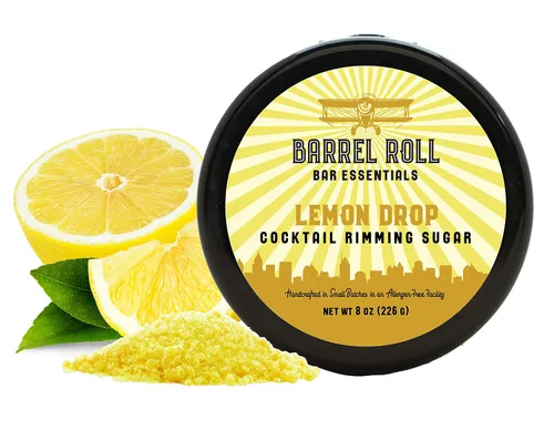 Vista 14 de Barrel Roll Bar Essentials Rimmers para Cócteles - Sal de Acabado para Adornar Bebidas, Sales para Bordear Vidrio - Totalmente Natural - Obsidiana