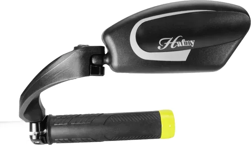 Vista 4 de Hafny Espejo de bicicleta de manillar de lente de acero inoxidable, espejo retrovisor seguro para bicicleta