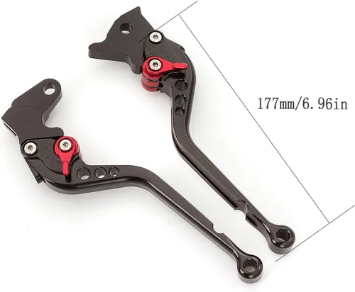 Vista 7 de Palancas de freno de embrague CNC para Banshee 350 YFZ350 95-08, Wolverine 350 Warrior YFM350 02-04, YFM 700 660 Raptor 01-06, YFS200 Blaster 03-07