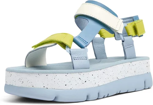 Vista 12 de Sandalias de cuña para mujer Camper Negro 006
