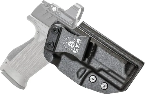 Vista 111 de CYA Supply Co. - Fundas IWB Black Optics Ready - Múltiples ajustes - Propiedad de veteranos - Fabricado en Estados Unidos