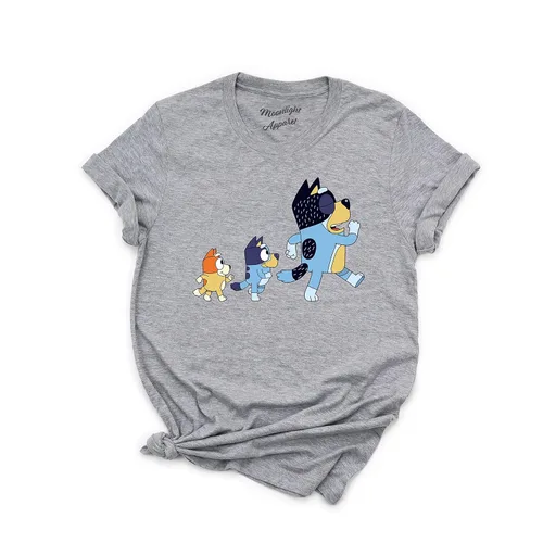 Vista 3 de Bluey & Friends T-Shirt, Bluey Disney Shirt, Bluey Shirt, Disney Shirts For Men, Disney Shirts For Women, Bluey Shirt For Kids, Disney Shirt Kids