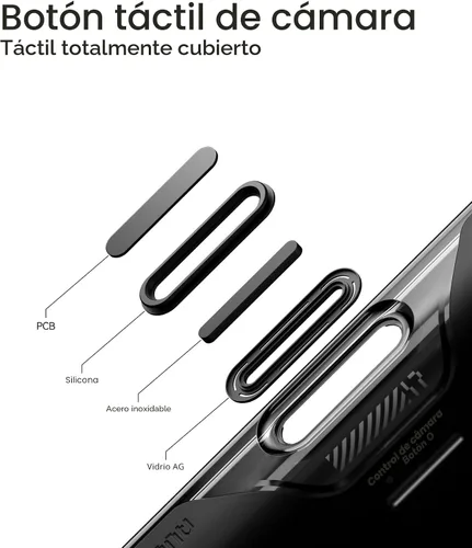 Vista 4 de Aulumu A17 Shockproof iPhone 17 Pro Max Case with Camera Control CoolHyper Aluminum Alloy Camera Frame Multi-Layer Composite Protection