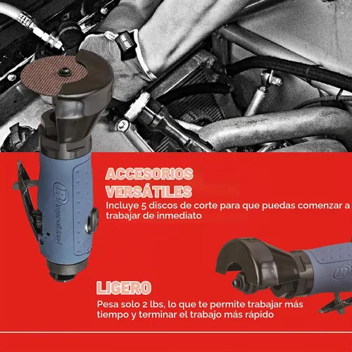 Vista 3 de Ingersoll Rand 426 Air - Herramienta de corte reversible, 20.000 rpm, incluye 5 ruedas de corte