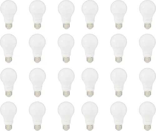 Vista 14 de Amazon Basics - Bombillas LED, eficientes energéticamente 6 W, equivalente a 40 vatios, base estándar E26, 2700 K, regulable, 10,000 horas