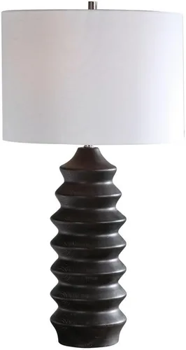 Vista 6 de Uttermost Mendocino - Lámpara de mesa moderna con 1 luz, 16 pulgadas de ancho por 16 pulgadas de profundidad