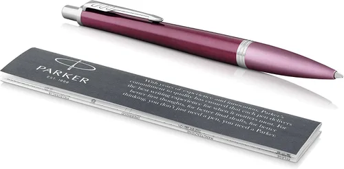 Vista 15 de Parker Urban bolígrafo, magenta vibrante con repuesto de tinta negra de punto medio (1975419)