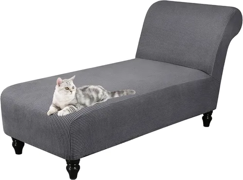 Vista 11 de Funda para tumbona sin brazos, fundas elásticas para silla de sala de estar, funda de diván sin brazos, fundas de interior para dormitorio, tela