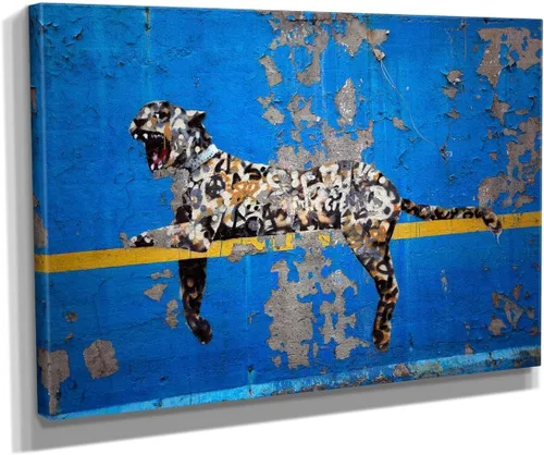 Vista 62 de Arte en lienzo de Banksy para pared, decoración del hogar, lienzo pre-estirado - varios tamaños