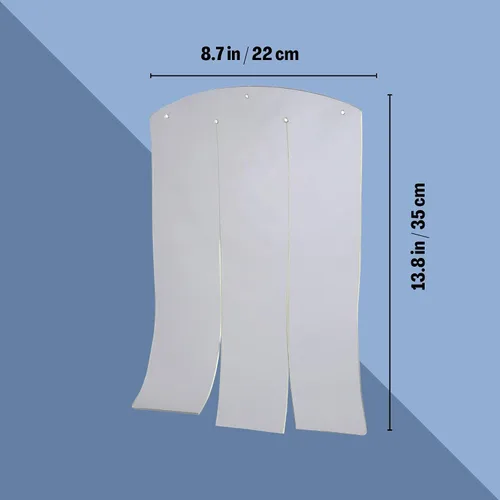 Vista 3 de Trixie Productos para mascotas Puerta de plástico para Caseta de perro de techo plano , plástico claro