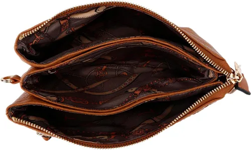 Vista 6 de E Bolsos cruzados pequeños para mujer, de piel vegana, cartera de mano, cartera de mano