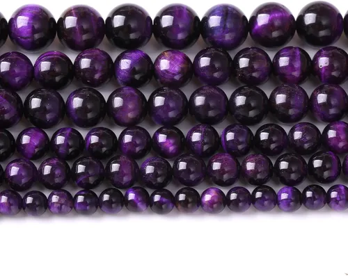 Vista 61 de 4mm 90 piezas Cuentas de piedra natural de turquesa africana para hacer joyería Cuentas sueltas de gemas redondas para pulseras, collares, aretes