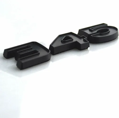 Vista 6 de 2X Emblema de Coche 345 Calcomanía de Insignia de Letra 3D Repuesto para 345 Negro Mate Completo
