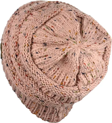 Vista 212 de C.C Trendy Warm Chunky Soft Stretch Cable Knit Beanie