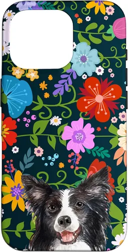 Vista 20 de Border Collie Ditsy Flower Floral Pattern for Women Case for iPhone 17