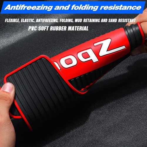 Vista 5 de 4 unidades de guardabarros de tamaño mini universal para automóvil, protector contra salpicaduras, apto para sedán, hatchbacks, protector de lodo