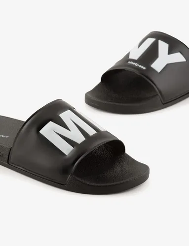 Vista 3 de Armani Exchange Sandalia deslizante con logotipo para hombre