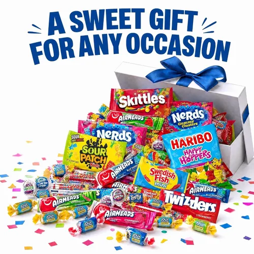 Vista 6 de Paquete Variado de Dulces a Granel - Dulces Envueltos Individualmente a Granel de 2 lb para Búsqueda de Huevos de Pascua - Rellenos para Piñata