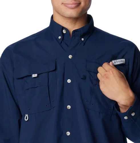 Vista 4 de Columbia PFG Bahama II - Camisa de pesca de manga larga para hombre, SPF 30