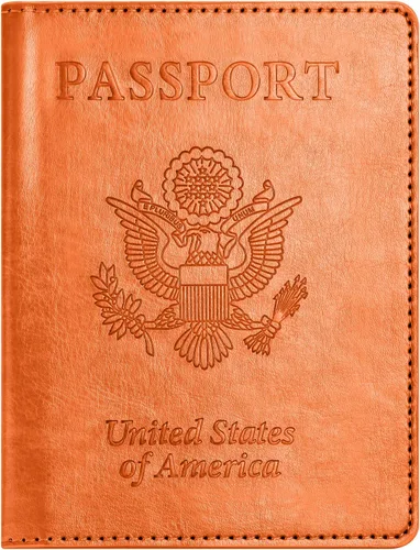 Vista 18 de Combo de tarjetero para pasaporte y vacuna, soporte para pasaporte con ranura para tarjeta de vacuna, cartera para pasaporte, funda para pasaporte