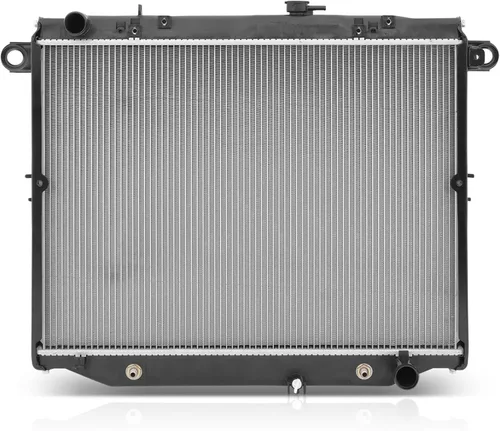 Vista 24 de SCITOO Conjunto de radiador de aluminio refrigerante del motor para 1986-1994 para Nissan D21 2.4L 3.0L 1987 para Nissan para Pathfinder 2.4L