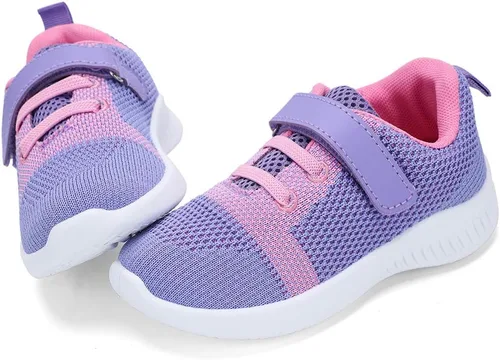 Vista 12 de nerteo Zapatos para Niños Pequeños/Niños Chicos y Niñas Zapatillas Deportivas para Correr/Caminar Todo negro