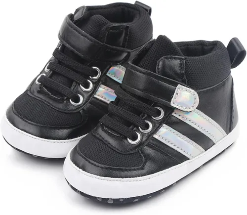 Vista 4 de Zapatos deportivos para bebés, niños y niñas, botas de nieve para bebés, suela antideslizante, para recién nacidos, para primeros pasos, zapatos