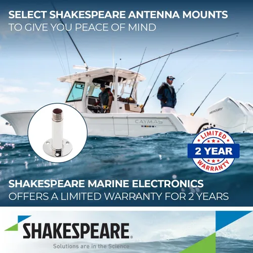 Vista 4 de Shakespeare 4365 Marine Straight Mount, Beige, 4 pulgadas