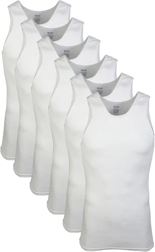 Vista 10 de Gildan - Camiseta sin mangas A-Shirt para hombre, paquete múltiple, estilo G1104