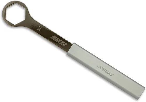 Vista 3 de CruzTOOLS AW36X - Llave de eje de 1.417 in con mango de extensión para Harley-Davidson Pan America, H-D Baggers 08-Present y Indian FTR