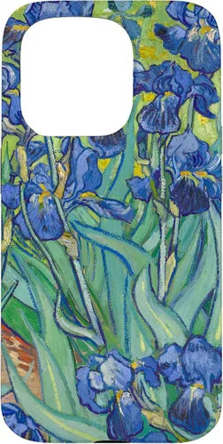 Vista 13 de Van Gogh Irises Modern Art Painting - Carcasa para iPhone 17