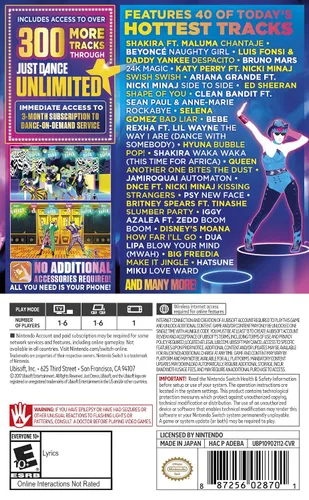 Vista 2 de Just Dance 2018 - Nintendo Switch