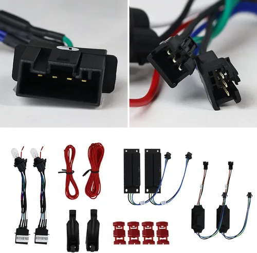 Vista 7 de SPEC-D TUNING Luces traseras LED color negro azabache compatibles con BMW E90 Serie 3 4DR Sedán 2005-2008, conjunto de par izquierdo + derecho