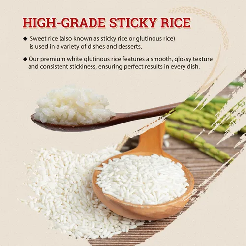 Vista 4 de 52USA - Arroz pegajoso dulce de 2 libras (32 onzas), arroz glutinoso