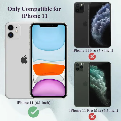Vista 2 de Owncase Funda Magnética para iPhone 11, (Compatible con MagSafe) (Protección Completa de Lente de Cámara) (Esquinas Reforzadas) Funda Parachoques