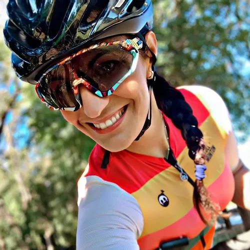 Vista 7 de KAPVOE Gafas de ciclismo fotocromáticas para hombres y mujeres, gafas de sol para bicicleta de montaña MTB, para bicicleta de montaña Clear - K9408