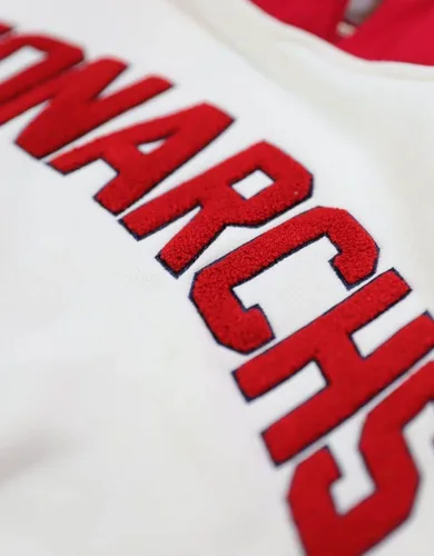 Vista 3 de NLBM Negro Leagues Heritage Sudadera con capucha Kansas City Monarchs Rojo