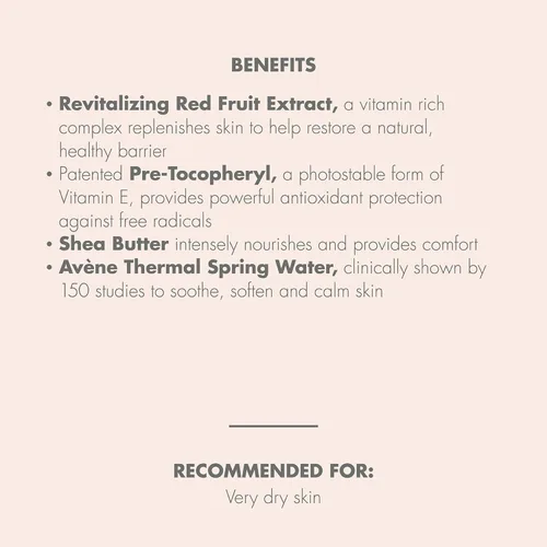 Vista 6 de Eau Thermale Avène RICH Crema nutritiva revitalizante, hidratante facial ultra nutritiva, no comedogénica, 1.6 onzas líquidas