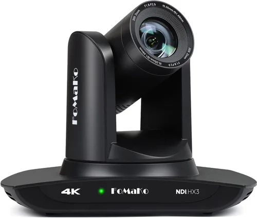 Vista 10 de FoMaKo Cámara HDMI PTZ AI Auto-Tracking Gen 3, zoom óptico 20x IP USB3.0 Cámara HDMI para servicios religiosos, educación de adoración, FMK12UH Pro