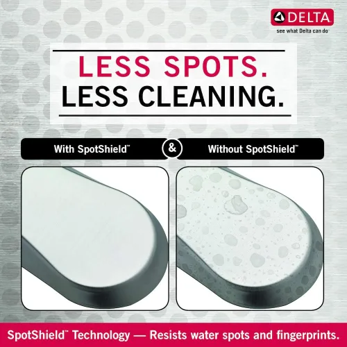 Vista 6 de DELTA FAUCET 75235-SS Tesla - Gancho doble para bata, acero inoxidable