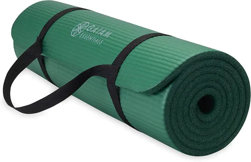 Vista 20 de Gaiam Tapete de yoga grueso, esterilla de ejercicio y fitness con correa de Balsam