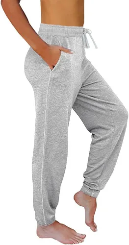 Vista 3 de 3 paquetes de pantalones deportivos para mujer, holgados, cómodos, para yoga, entrenamiento, pijama, ropa casual de otoño a la moda 2024
